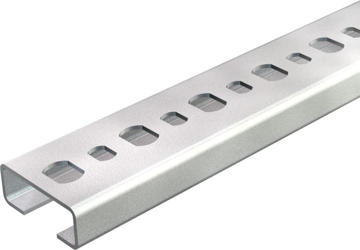 Actual product image OBO Bettermann Perforated profile rail, slot width 11mm 1108123 (200 cm)