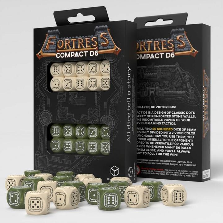 Produktbild Q Workshop Fortress Compact D6: Beige&Olive