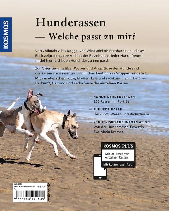 Actual product image Kosmos Hunderassen (German, Eva-Maria Krämer, 2021)