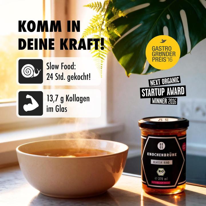 Produktbild Bonebrox Knochenbrühe Knochenbrühe (370 ml)