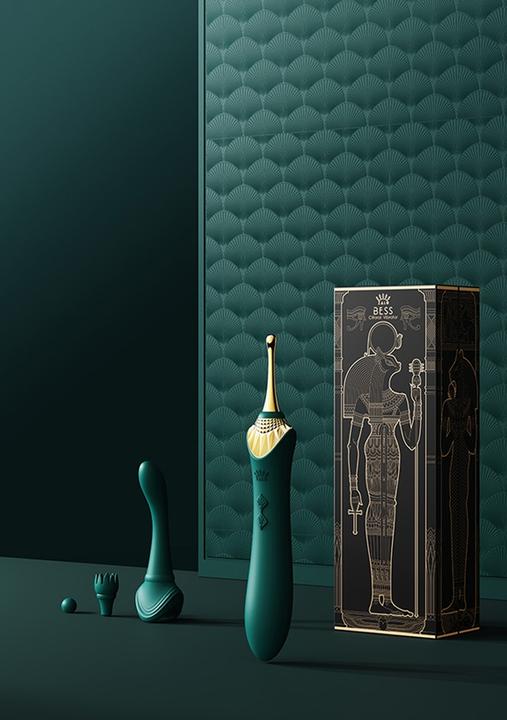 Actual product image Bijoux Indiscrets Bess Turquoise Green