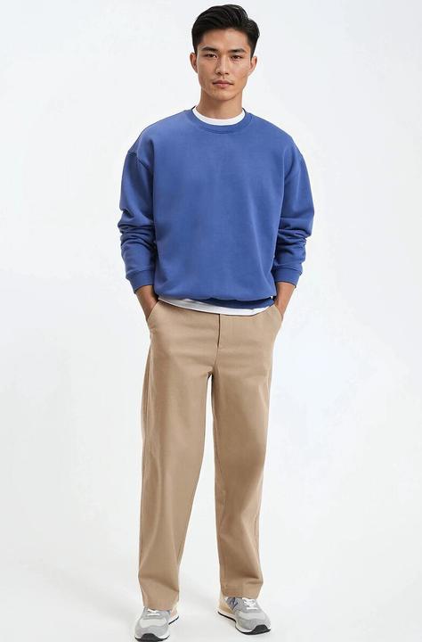 Produktbild La Redoute Collections Sweatshirt mit Rundhalsausschnitt stonewashed (3XL)