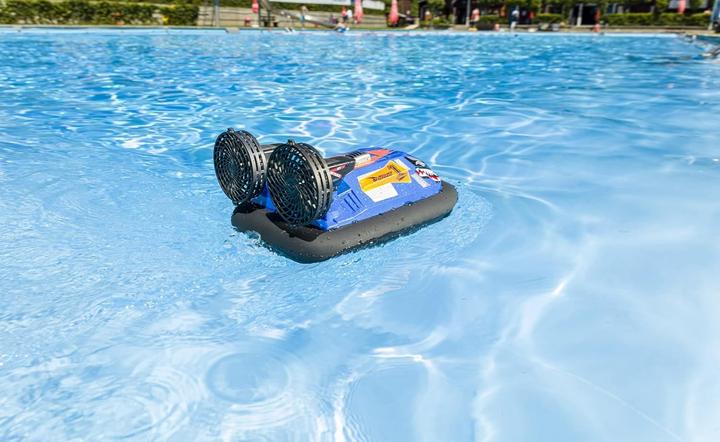 Actual product image Carson Hovershark 2.4G 100% RTR blue/orange