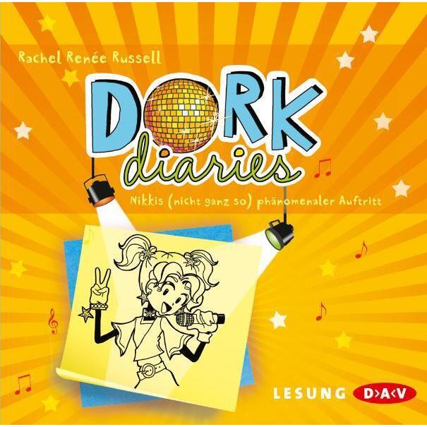 Dork Diaries Nikkis (nicht ganz so) phänomenaler Auftritt, Hörbücher von Rachel Renée Russell