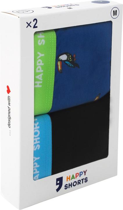 Produktbild Happy shorts Retro Boxer Print Sets (XXL, 2er Pack)