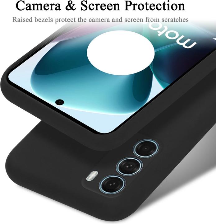 Image du produit Cadorabo TPU Liquid Silicone Case Housse pour Motorola MOTO G200 5G (Motorola Moto G200 5G)