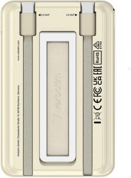 Image du produit Verbatim CnG 2C PB Wless 5000mAh Gold (5000 mAh, 20 W, 35.80 Wh)