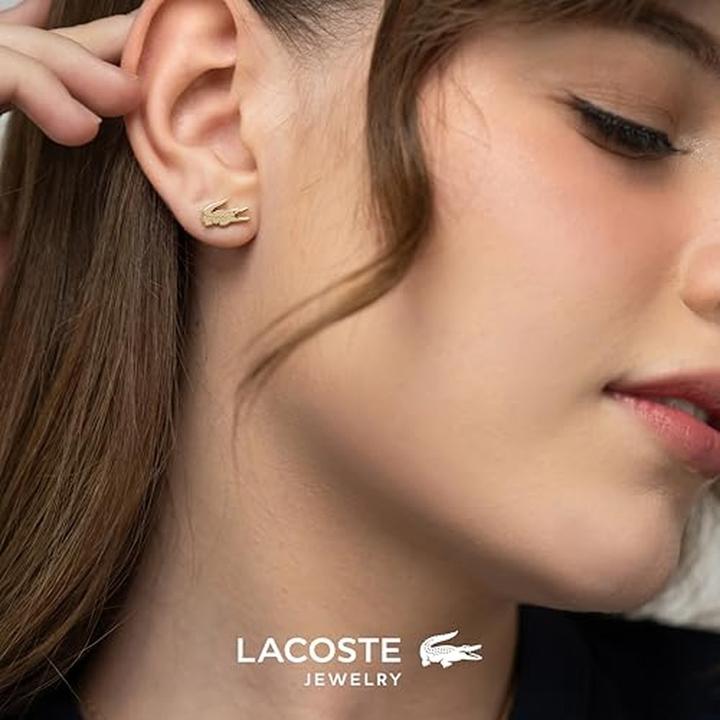 Produktbild Lacoste - Original gold-plated crocodile earrings 2040051 (Edelstahl)