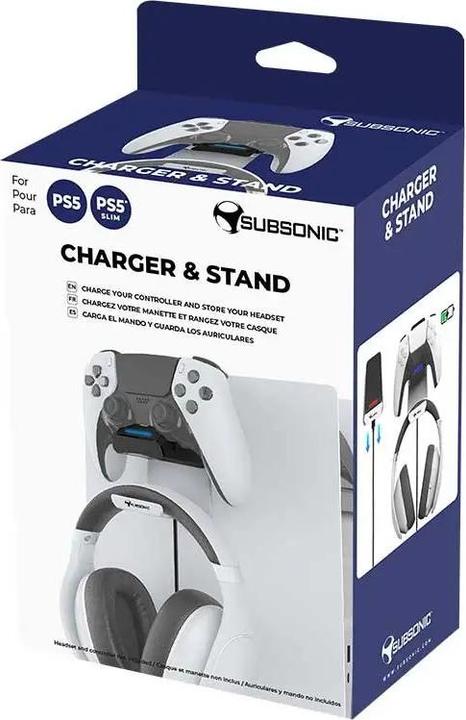 Produktbild Subsonic Charger for PS5 controller and Stand for headset (PS5)