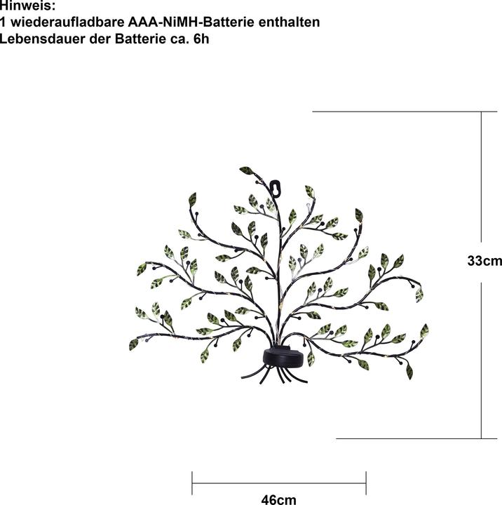 Valeurs nutritives et ingrédients Star Trading Décoration solaire Arbre de vie (IP44)