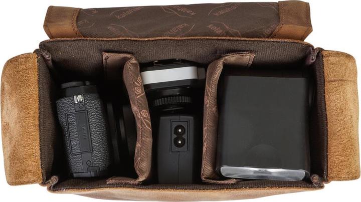 Produktbild Kalahari KAAMA LS-16 Fototasche, Leder (Kamera Schultertasche)