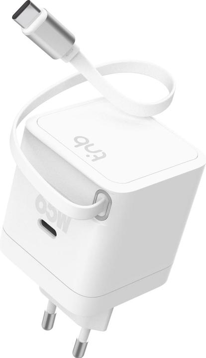 Produktbild T'nB Chargeur Secteur Gan 1x USB-C 65w Avec Câble (Blanc) (65 W, 1 Port)