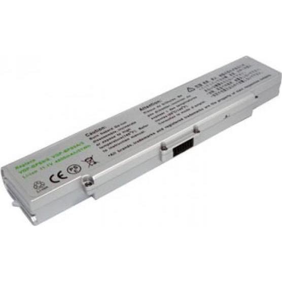 CoreParts Laptop Battery for Sony (6 Zellen, 5200 mAh), Notebook Akku, Silber