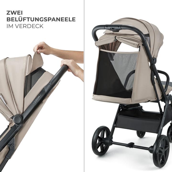 Produktbild KinderKraft stroller LOOM LINEN BEIGE