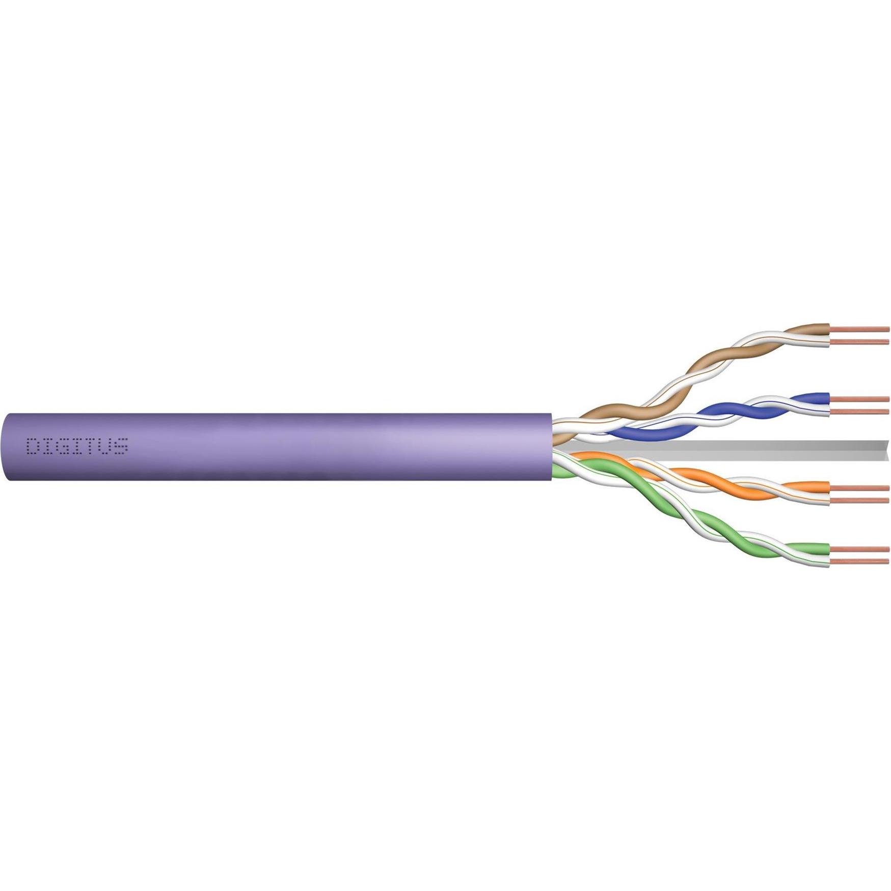 Digitus Installation cable cat.6 U/UTP (U/UTP, CAT6, 50 m), Netzwerkkabel