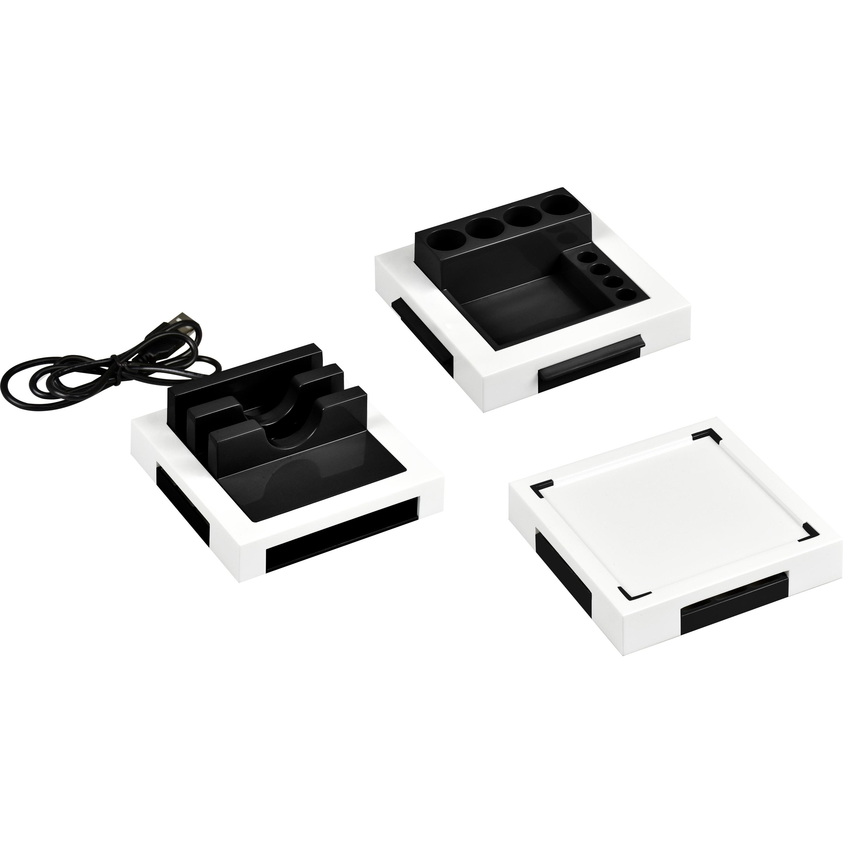 Monolith, Accessori scrivania, Cassetta degli attrezzi da tavolo con USB (MDO003)