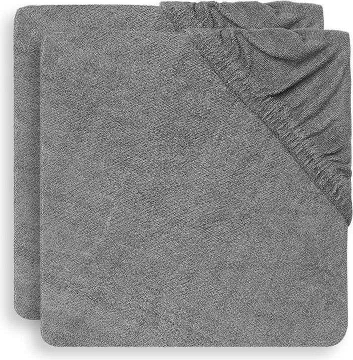 Produktbild Jollein Wickelkissenbezug 2er Set Terry Storm Grey 50 x 70 cm (50 x 70 cm)