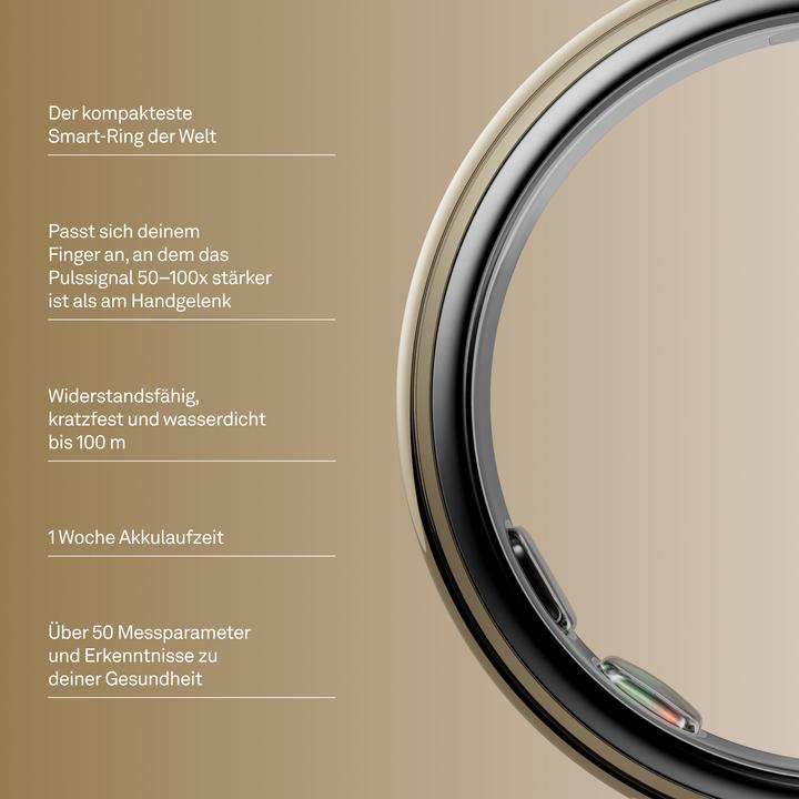 Actual product image Oura Ring 5 (6, Gold)