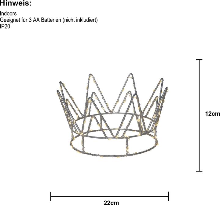 Image du produit Star Trading Décoration de table en forme de couronne