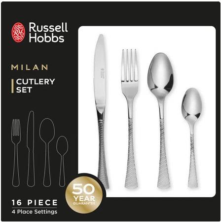 Produktbild Russell Hobbs RH02229EU7 Milan Besteckset 16tlg (4 Stück, Besteck Set)