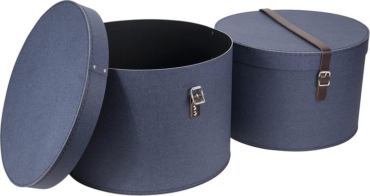 Produktbild Bigso Runde Aufbewahrungsboxen-Set mit Deckel (2-teilig) (37.50 cm, 2x)