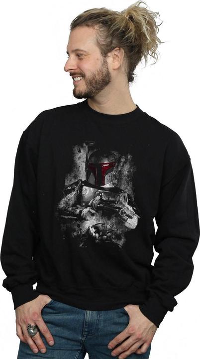 Produktbild Star Wars Boba Fett Distressed Sweatshirt (XL)