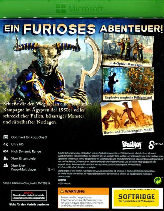 Produktbild Strange Brigade (Xbox One X, Xbox Series X, EN)