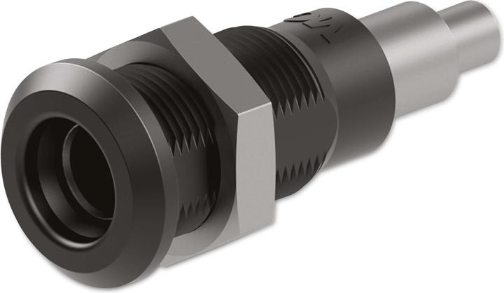 Produktbild Stäubli Buchse, 64.3042-21, 4 mm, schwarz, 30 V, 25 A / 60 V, 25 A