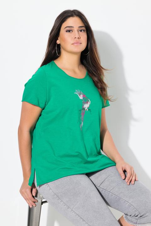 Produktbild Ulla Popken T-Shirt, Papagei, Classic, Rundhals, Halbarm (46, 48)