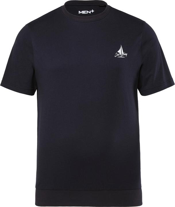 Immagine prodotto Men+ T-shirt con taglio speciale per l'addome, mezze maniche e stampa, fino alla tg. 8XL (7XL)