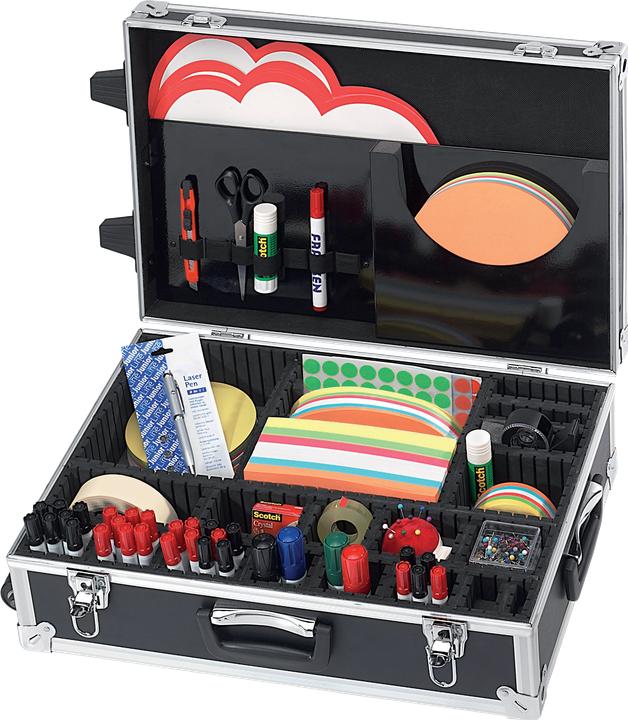 Franken Presentation case TRAINER/ 36x54x18 cm black/silver