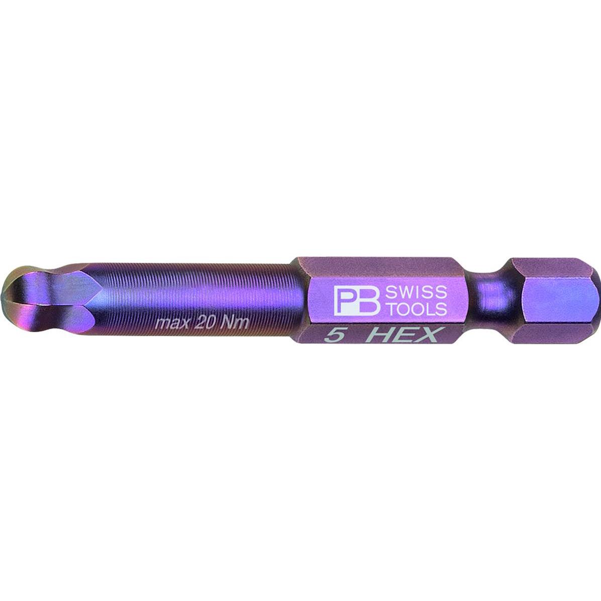 PB Swiss Tools, Bits, Innensechskant-Bit PB E6.212 Gr.5 (HEX5)