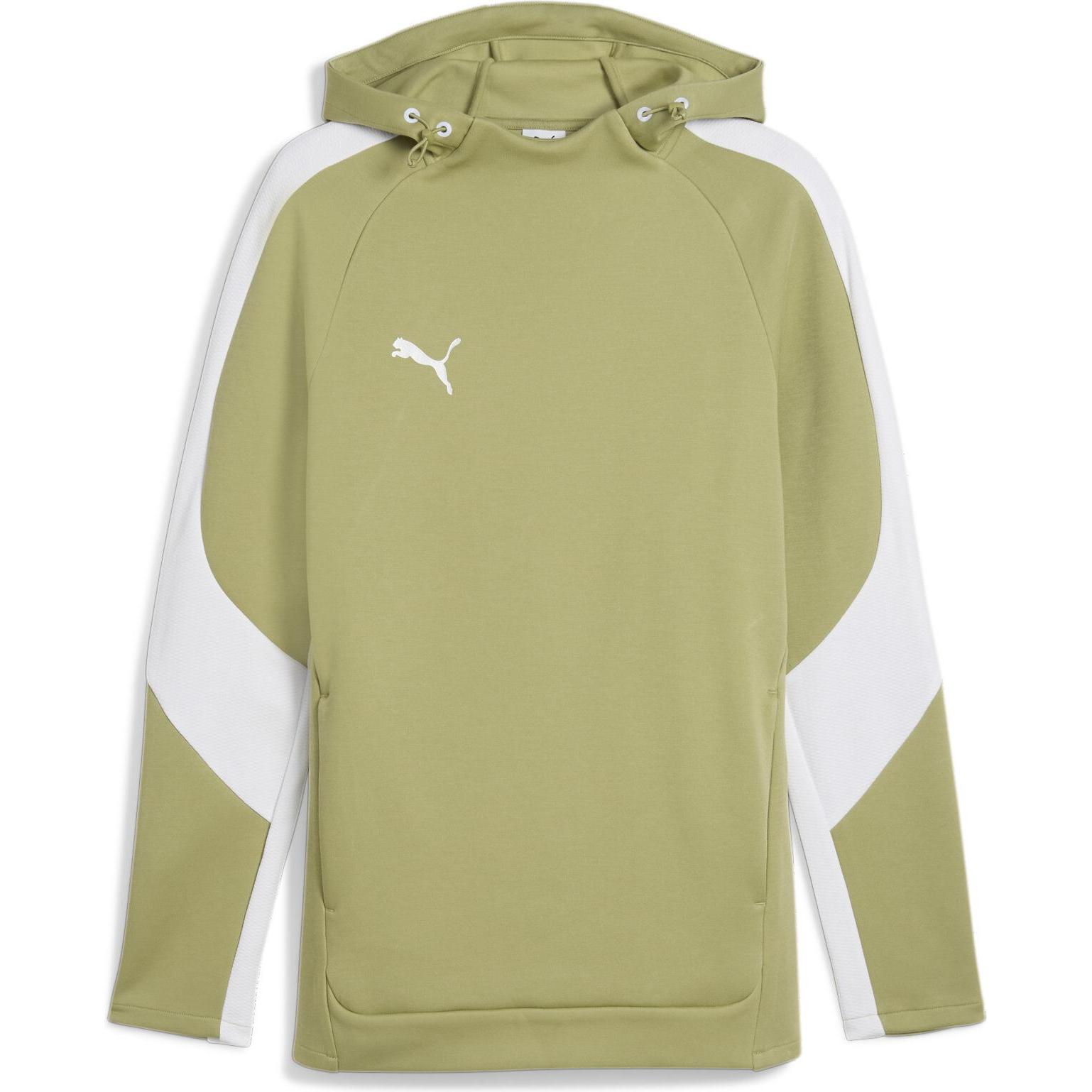 Puma, Herren, Pullover, teamEVOSTRIPE Hoody, Grün, (XXL)