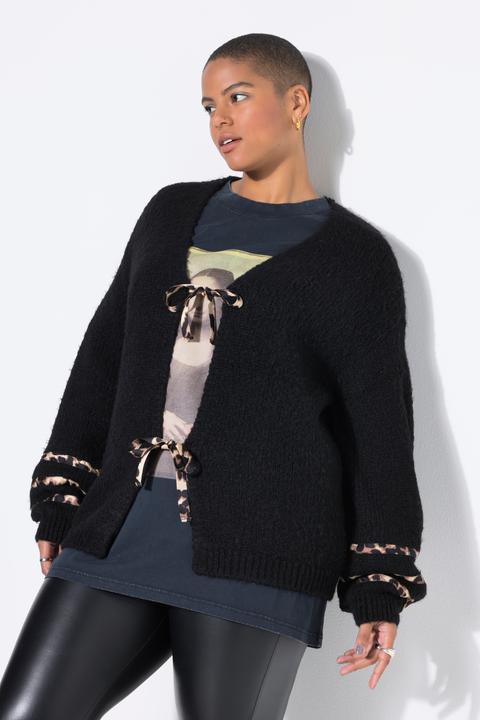 Produktbild Studio Untold Strickjacke, Oversize Shape, Leo Schleifen (42, 44)