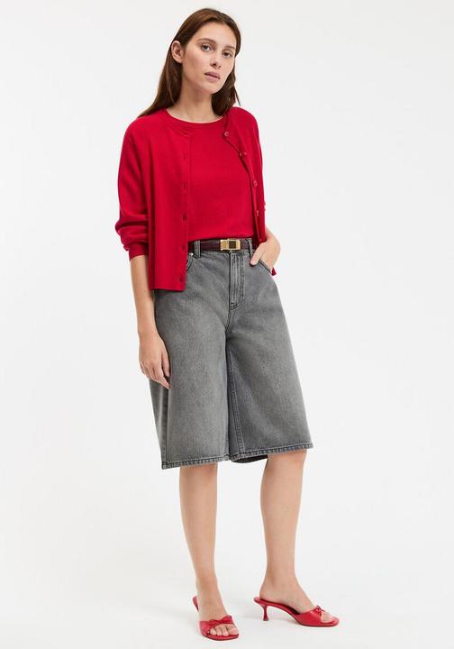 Produktbild La Redoute Collections Strickjacke mit Rundhalsausschnitt aus feinem Strick aus 100% Wolle (XXL)