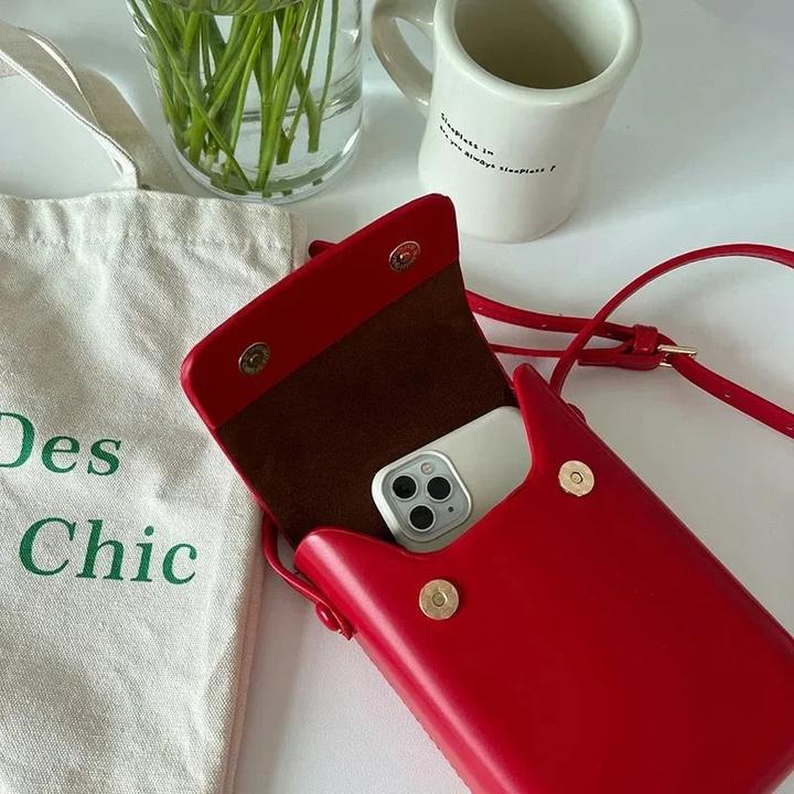 Image du produit Only-Bags.Store Rabat Crossbody Sacs Mini PU Sacs à bandoulière en cuir et sacs à main Téléphone simple fixe