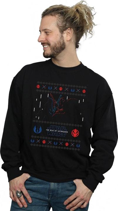 Actual product image Star Wars Mens The Rise Of Skywalker Christmas Combat Sweatshirt (3XL)