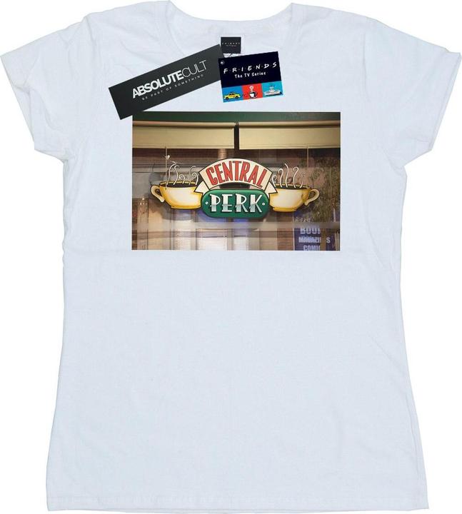 Actual product image Friends Womens/Ladies Central Perk Photo Cotton T-Shirt (L)
