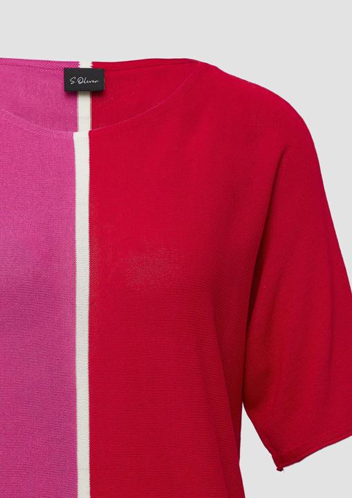 Image du produit s.Oliver Strickpullover Feiner Strickshirt in Colour-Blocking-Optik (36)