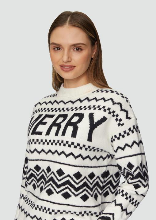 Produktbild S.Oliver Strickpullover Weihnachtspullover aus Baumwollmix (40)