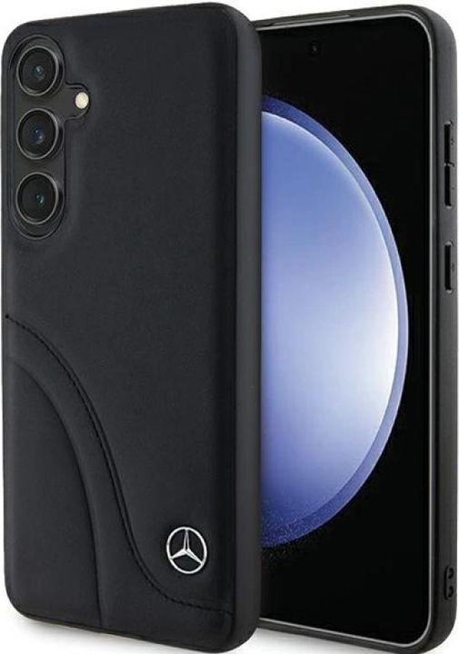 Produktbild Mercedes MEHCM23RBCSK + S926 czarny/black hardcase Leather Curved Stitches (Samsung Galaxy S24+)