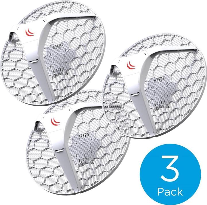 Produktbild MikroTik LHG 5 3-pack, Dual chain
