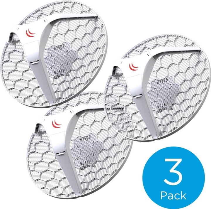 Actual product image MikroTik LHG 5 3-pack, Dual chain
