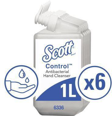 Immagine prodotto Kleenex ® Sapone liquido neutro antibatterico Valore di pH: 6 Design del contenitore: Contenitore Materiale (Sapone liquido, 1000 ml)