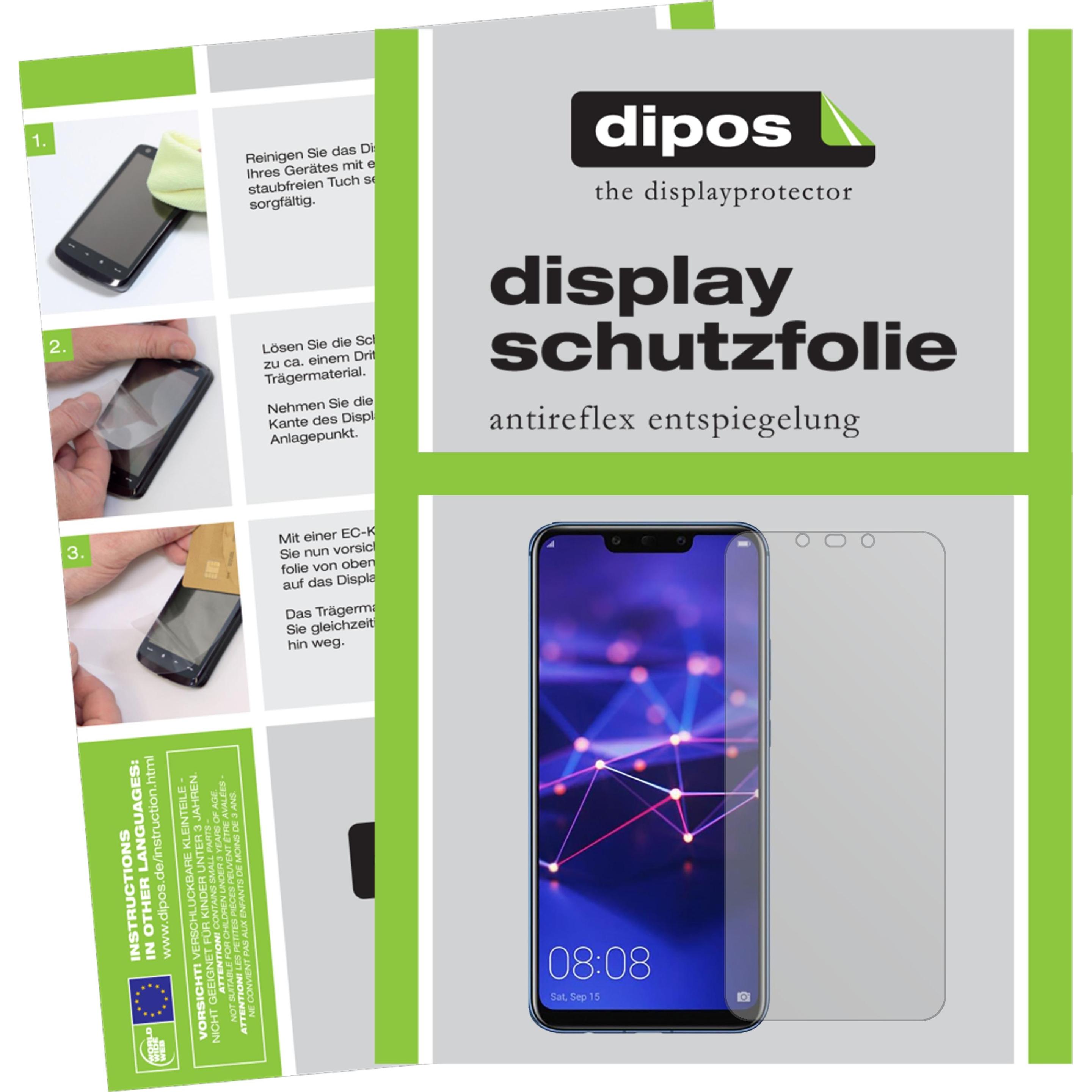 Dipos Displayschutzfolie Antireflex (6 Stück, Huawei Mate 20 Lite), Smartphone Schutzfolie, Transparent