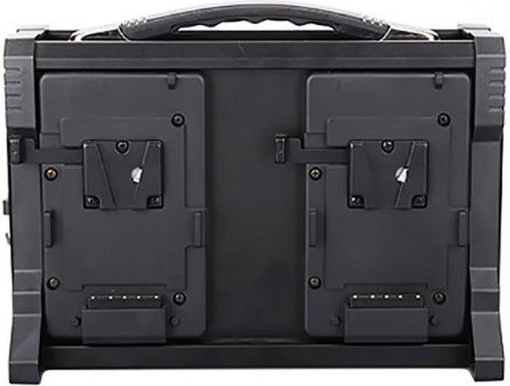 Caruba Caricabatterie per 4 batterie con attacco a V (per 4 batterie con attacco a V) (Caricabatterie per fotocamere)