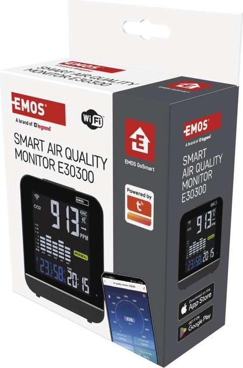 Immagine prodotto Emos Indicatore di qualità dell'aria GoSmart E30300 con WiFi