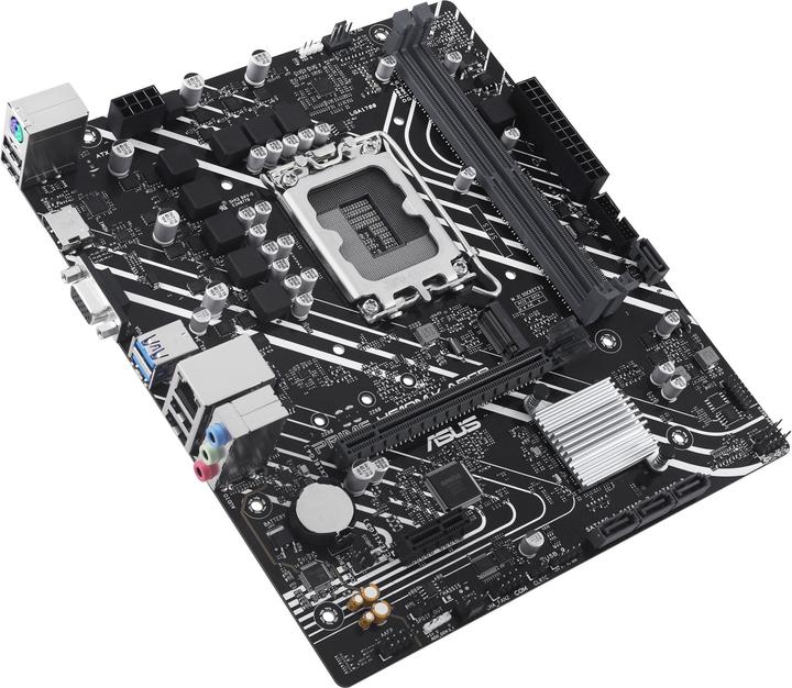 Immagine prodotto ASUS MB PRIME -K ARGB Intel,1700,DDR5,mATX (LGA 1700, Intel H610, mATX)