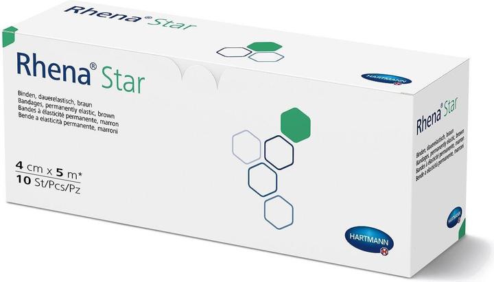 Actual product image Rhena Star Elastische Binden 4cmx5m hautfarbig offen