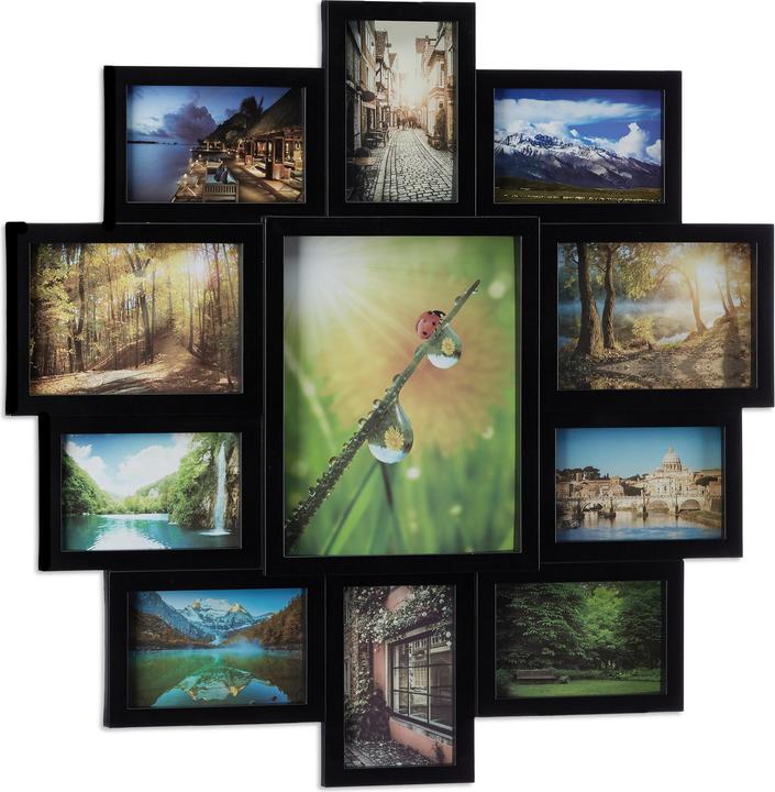 Immagine prodotto Relaxdays Cornice multipla per collage di 11 foto (13 x 18 cm, 10 x 15 cm, 20 x 25 cm)
